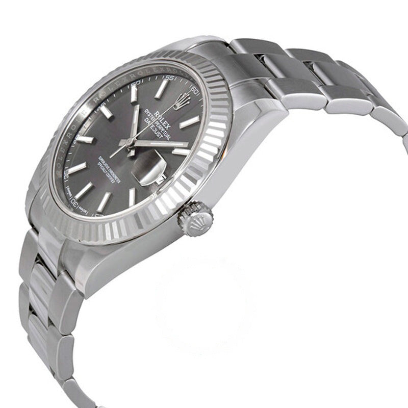Relógio Datejust Dark Rhodium Automático 41 mm - Mercado de Luxo - O Maior E-Commerce de Bens, Produtos e Serviços de Luxo do Brasil.