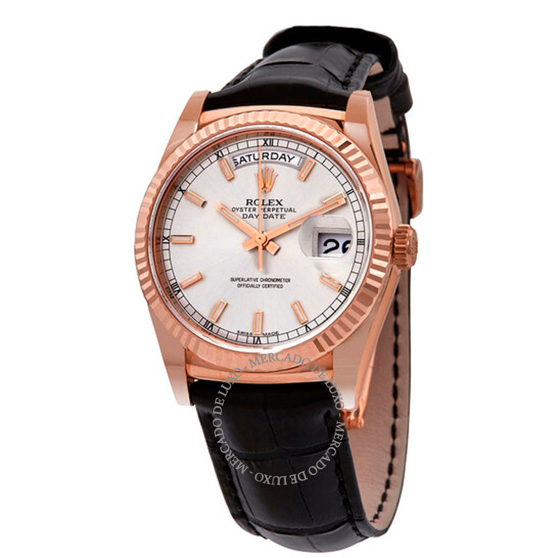 Relógio Mostrador Day-Date President Rhodium 36 mm - Mercado de Luxo - O Maior E-Commerce de Bens, Produtos e Serviços de Luxo do Brasil.