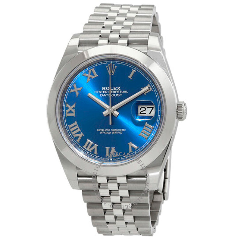 Relógio Datejust 41 Automático Mostrador Azul 41 mm - Mercado de Luxo - O Maior E-Commerce de Bens, Produtos e Serviços de Luxo do Brasil.