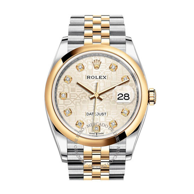 Relógio Datejust 36 Mostrador Jubileu de Prata 36 mm - Mercado de Luxo - O Maior E-Commerce de Bens, Produtos e Serviços de Luxo do Brasil.