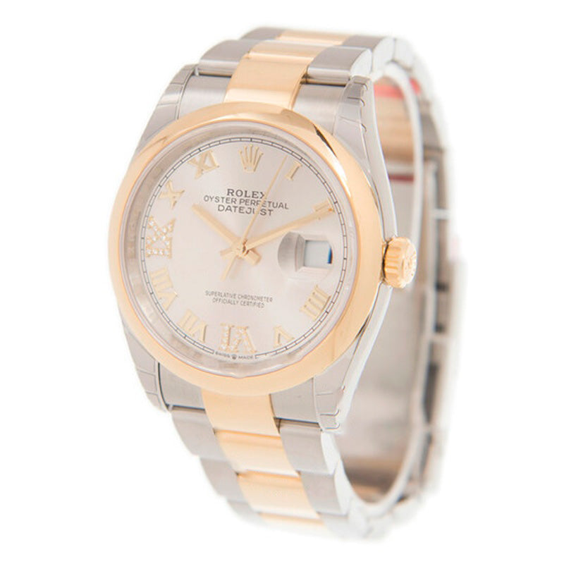 Relógio Datejust 36 Mostrador de Diamantes em Prata 36 mm - Mercado de Luxo - O Maior E-Commerce de Bens, Produtos e Serviços de Luxo do Brasil.