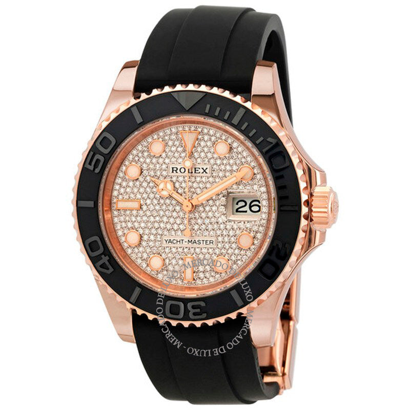Relógio Mostrador de diamantes Yacht-Master 40 mm - Mercado de Luxo - O Maior E-Commerce de Bens, Produtos e Serviços de Luxo do Brasil.