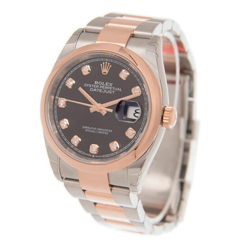 Relógio Datejust 36 Mostrador Diamante Preto 36 mm - Mercado de Luxo - O Maior E-Commerce de Bens, Produtos e Serviços de Luxo do Brasil.