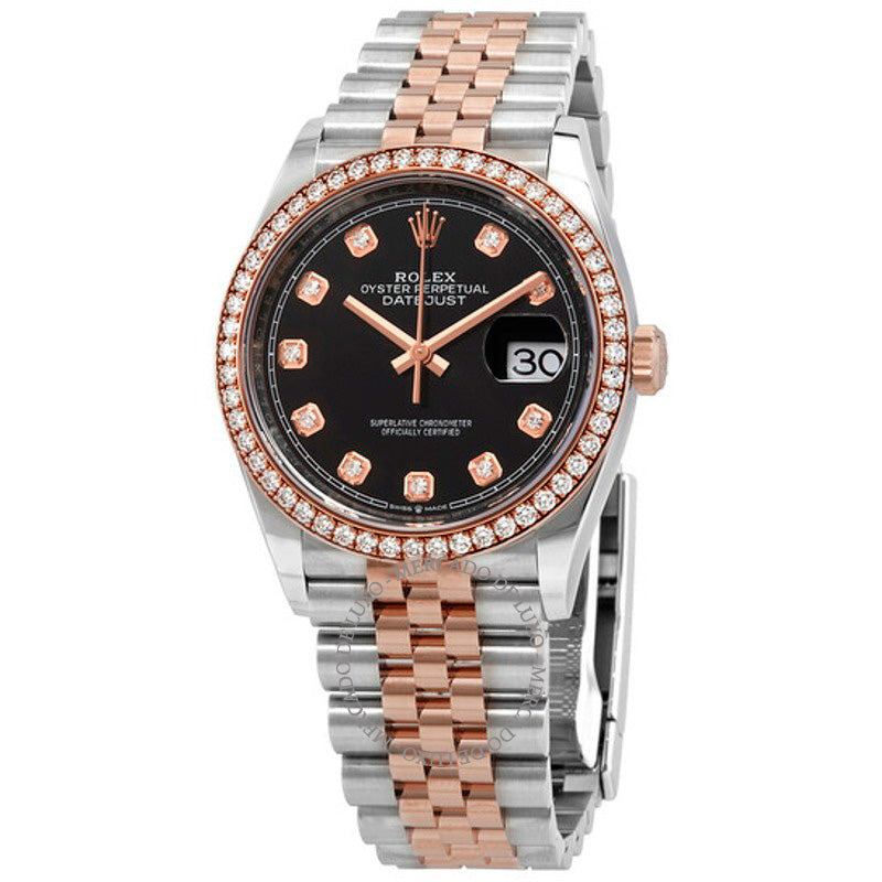 Relógio Datejust 36 Mostrador Diamante Preto 36 mm - Mercado de Luxo - O Maior E-Commerce de Bens, Produtos e Serviços de Luxo do Brasil.