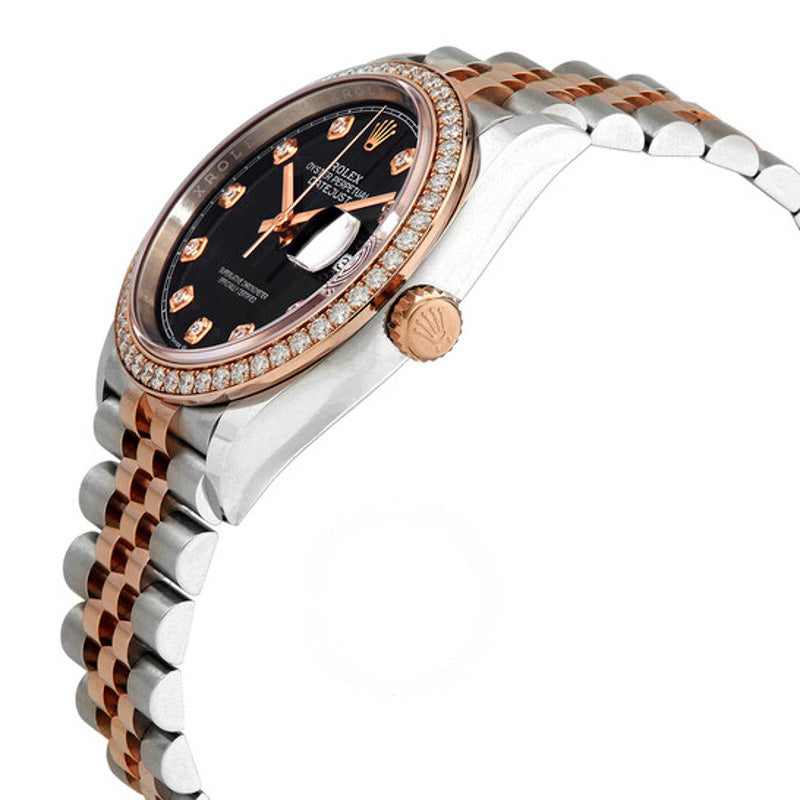 Relógio Datejust 36 Mostrador Diamante Preto 36 mm - Mercado de Luxo - O Maior E-Commerce de Bens, Produtos e Serviços de Luxo do Brasil.