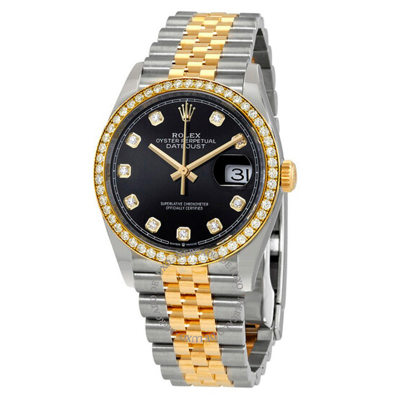 Relógio Datejust 36 Mostrador Diamante Preto 36 mm - Mercado de Luxo - O Maior E-Commerce de Bens, Produtos e Serviços de Luxo do Brasil.