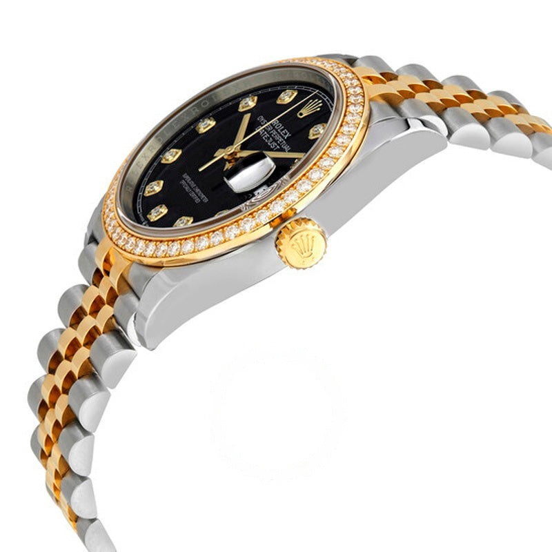 Relógio Datejust 36 Mostrador Diamante Preto 36 mm - Mercado de Luxo - O Maior E-Commerce de Bens, Produtos e Serviços de Luxo do Brasil.