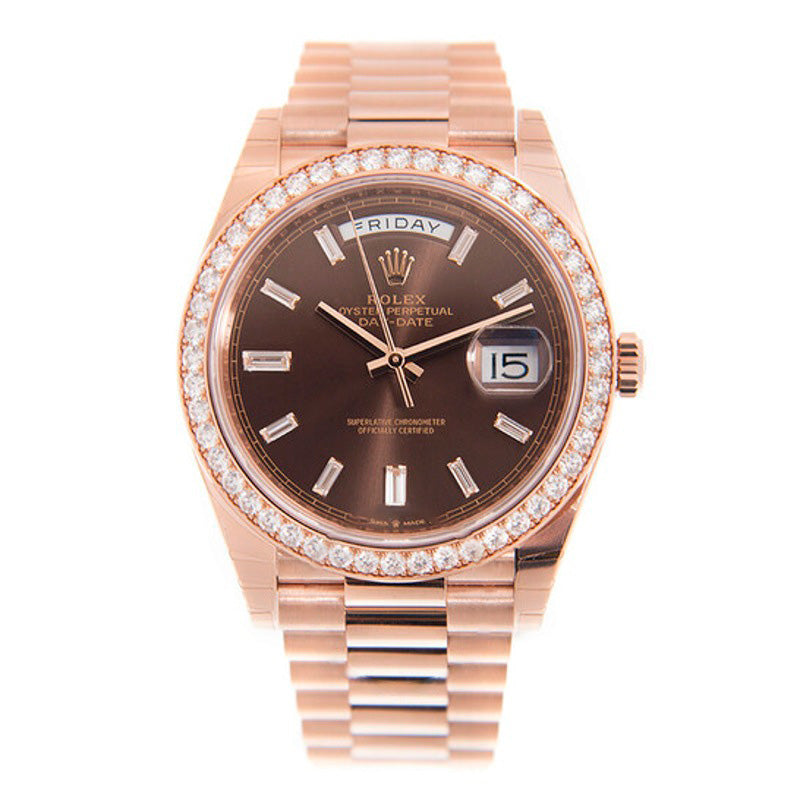 Relógio Day-Date 40 Automático Diamante 40 mm - Mercado de Luxo - O Maior E-Commerce de Bens, Produtos e Serviços de Luxo do Brasil.