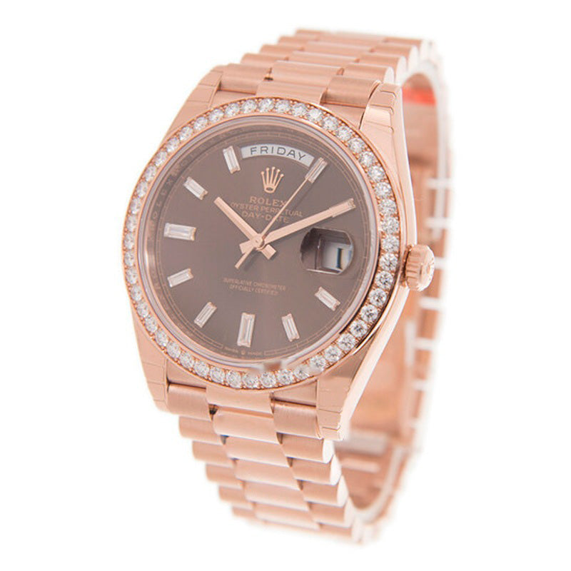 Relógio Day-Date 40 Automático Diamante 40 mm - Mercado de Luxo - O Maior E-Commerce de Bens, Produtos e Serviços de Luxo do Brasil.