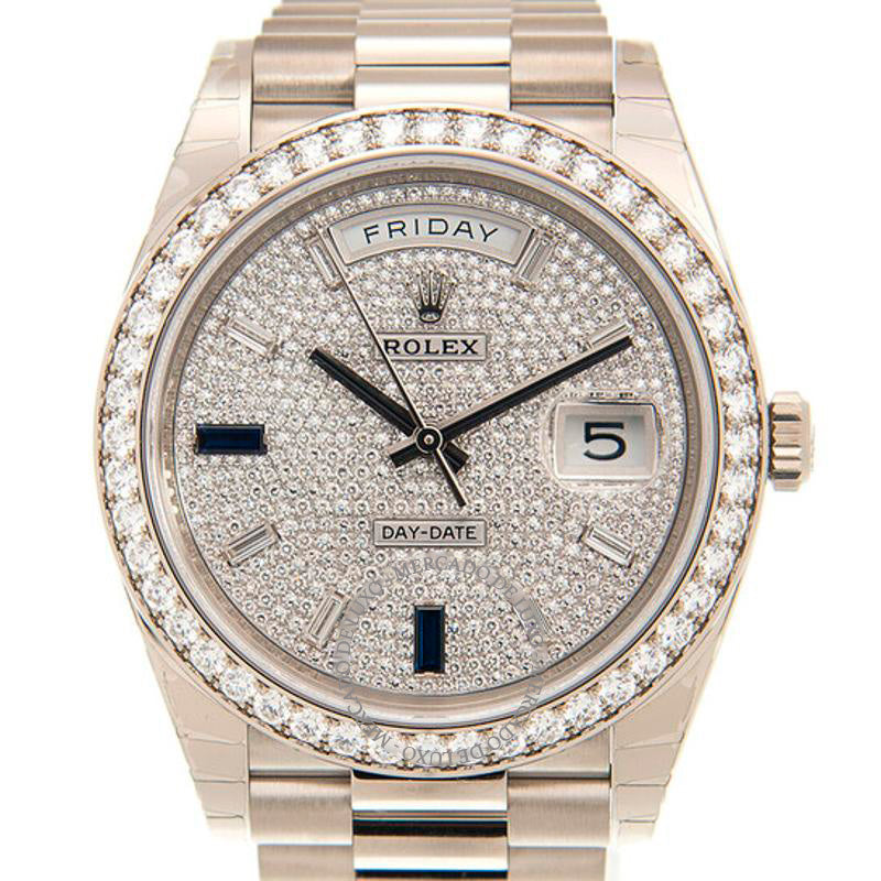Relógio Day-Date 40 Automático Diamante 40 mm - Mercado de Luxo - O Maior E-Commerce de Bens, Produtos e Serviços de Luxo do Brasil.