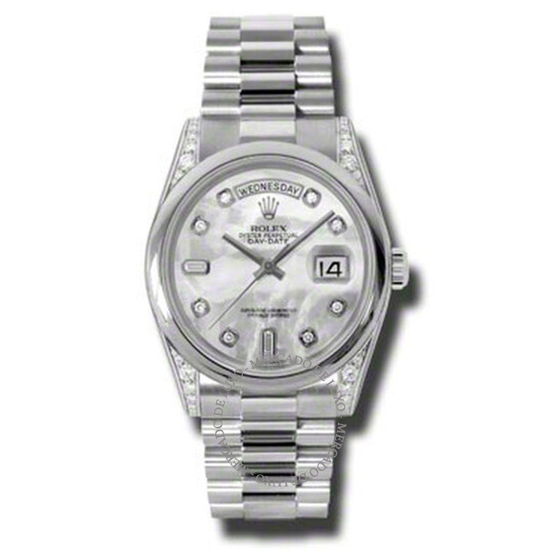 Relógio Mostrador de madrepérola Day-Date 36 mm - Mercado de Luxo - O Maior E-Commerce de Bens, Produtos e Serviços de Luxo do Brasil.
