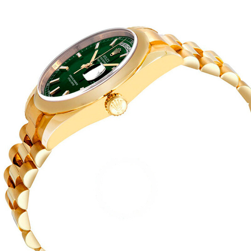 Relógio Mostrador verde automático Day-Date 36 mm - Mercado de Luxo - O Maior E-Commerce de Bens, Produtos e Serviços de Luxo do Brasil.
