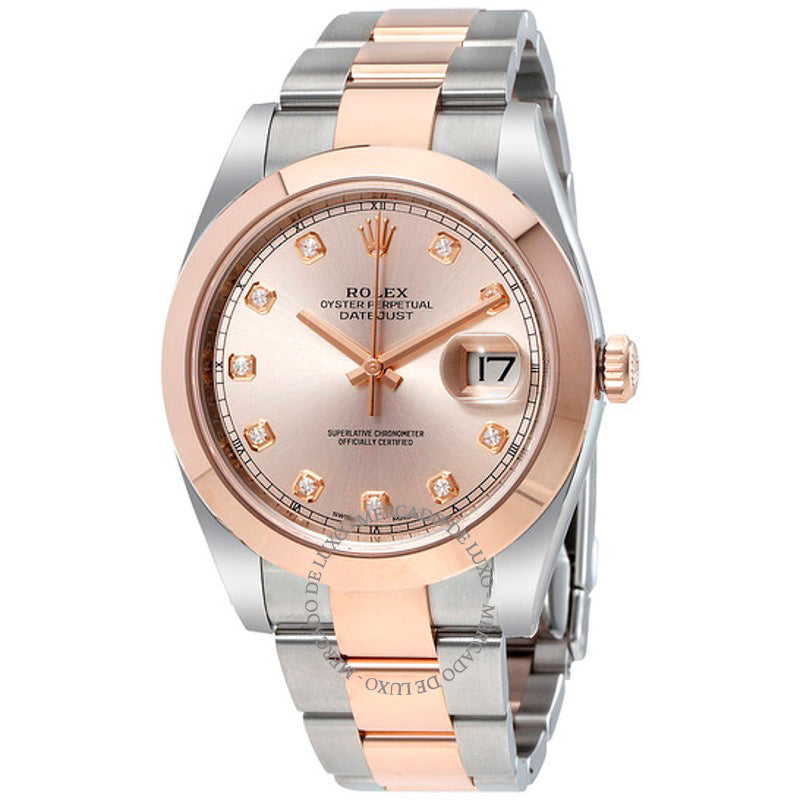 Relógio Datejust Sundust Mostrador de Diamante 41 mm - Mercado de Luxo - O Maior E-Commerce de Bens, Produtos e Serviços de Luxo do Brasil.