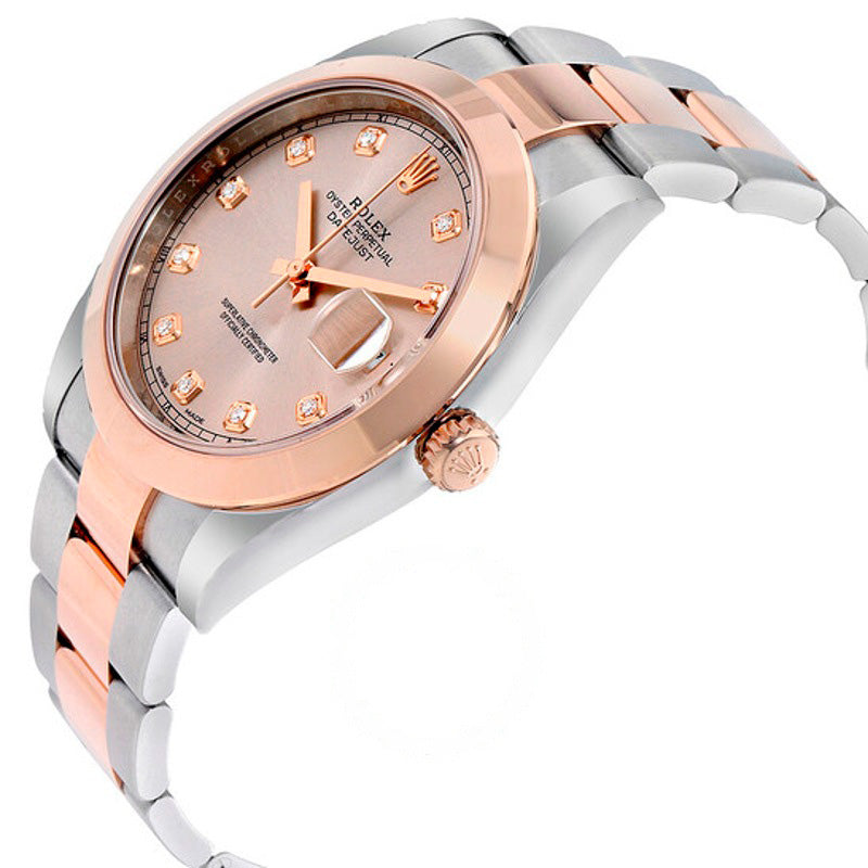 Relógio Datejust Sundust Mostrador de Diamante 41 mm - Mercado de Luxo - O Maior E-Commerce de Bens, Produtos e Serviços de Luxo do Brasil.