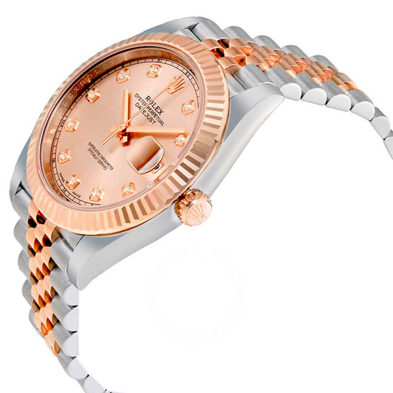 Relógio Datejust Sundust Mostrador de Diamante 41 mm - Mercado de Luxo - O Maior E-Commerce de Bens, Produtos e Serviços de Luxo do Brasil.
