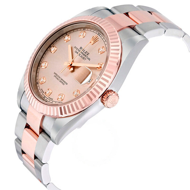 Relógio Datejust Sundust Mostrador de Diamante 41 mm - Mercado de Luxo - O Maior E-Commerce de Bens, Produtos e Serviços de Luxo do Brasil.
