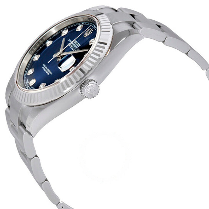 Relógio Datejust 41 Mostrador Diamante Azul 41 mm - Mercado de Luxo - O Maior E-Commerce de Bens, Produtos e Serviços de Luxo do Brasil.