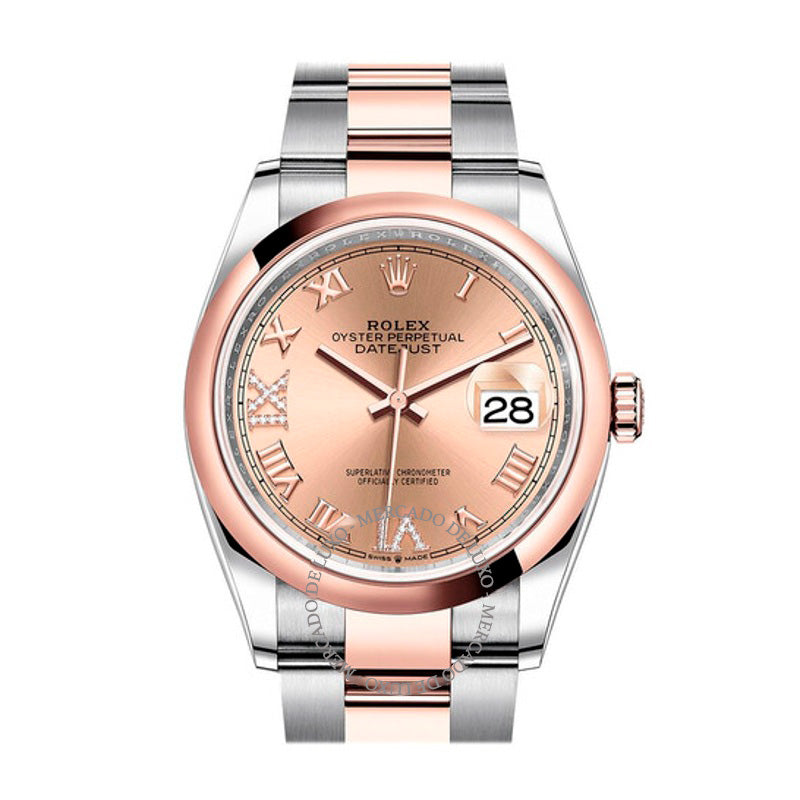 Relógio Datejust 36 Mostrador de Diamante Rosa 36 mm - Mercado de Luxo - O Maior E-Commerce de Bens, Produtos e Serviços de Luxo do Brasil.