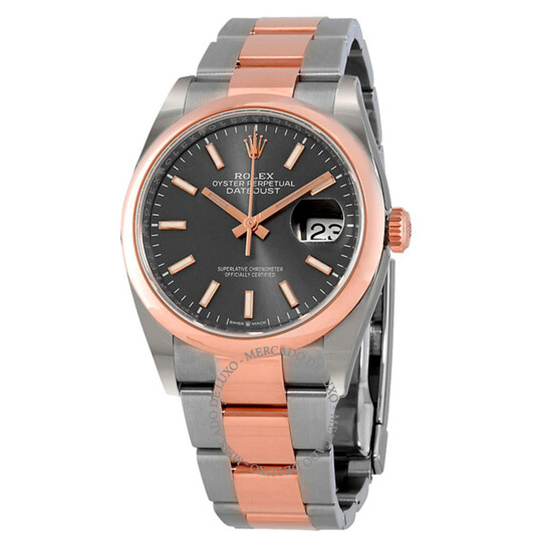 Relógio Datejust 36 Mostrador de Ródio Escuro 36 mm - Mercado de Luxo - O Maior E-Commerce de Bens, Produtos e Serviços de Luxo do Brasil.