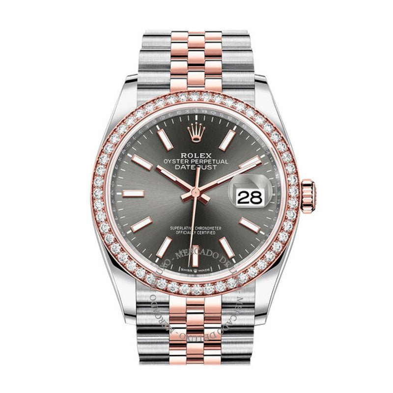 Relógio Datejust 36 Mostrador de Ródio Escuro 36 mm - Mercado de Luxo - O Maior E-Commerce de Bens, Produtos e Serviços de Luxo do Brasil.