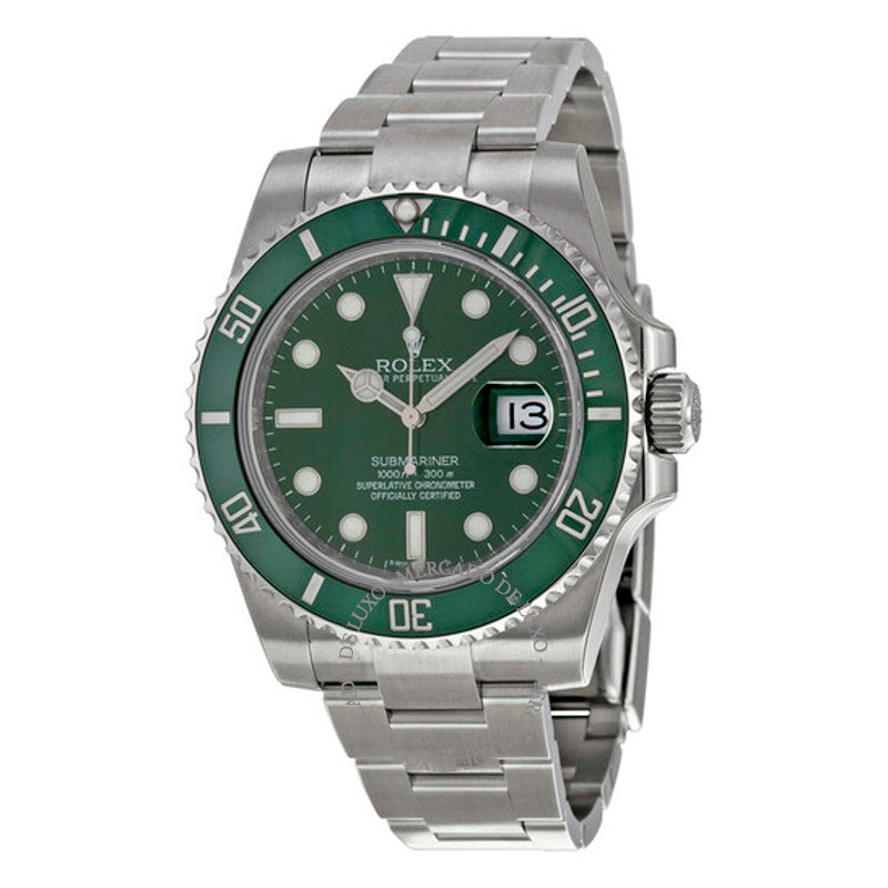 Relógio Submariner "Hulk" Mostrador Verde 40 mm - Mercado de Luxo - O Maior E-Commerce de Bens, Produtos e Serviços de Luxo do Brasil.