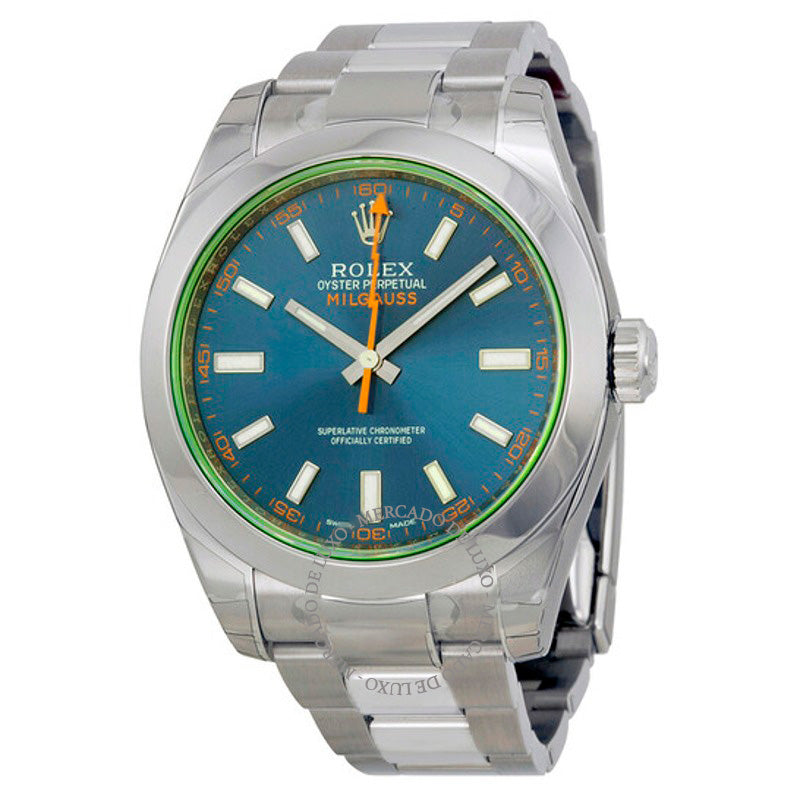 Relógio Milgauss Automático Mostrador Azul  - Mercado de Luxo - O Maior E-Commerce de Bens, Produtos e Serviços de Luxo do Brasil.