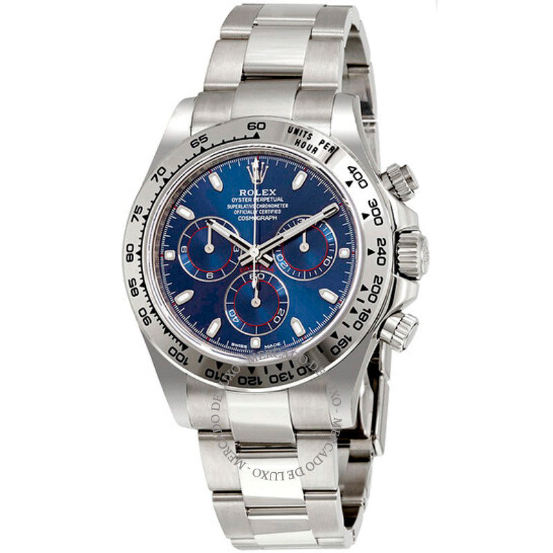 Relógio Cosmograph Daytona Mostrador Azul  - Mercado de Luxo - O Maior E-Commerce de Bens, Produtos e Serviços de Luxo do Brasil.