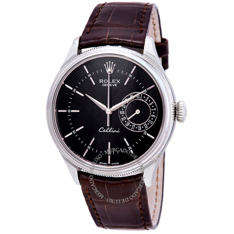 Relógio Cellini Automático Mostrador Preto 39 mm - Mercado de Luxo - O Maior E-Commerce de Bens, Produtos e Serviços de Luxo do Brasil.