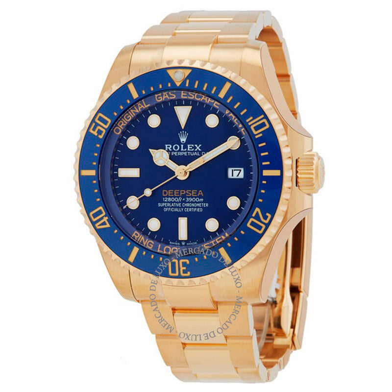 Relógio Deepsea Automatic Blue Dial 44 mm - Mercado de Luxo - O Maior E-Commerce de Bens, Produtos e Serviços de Luxo do Brasil.