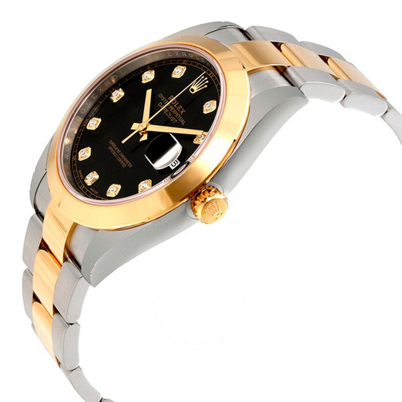 Relógio Datejust Mostrador Diamante Preto 41 mm - Mercado de Luxo - O Maior E-Commerce de Bens, Produtos e Serviços de Luxo do Brasil.
