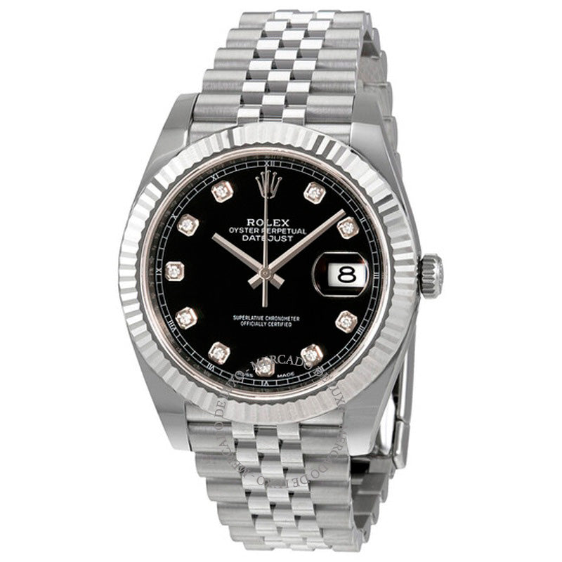 Relógio Datejust Mostrador Diamante Preto  - Mercado de Luxo - O Maior E-Commerce de Bens, Produtos e Serviços de Luxo do Brasil.