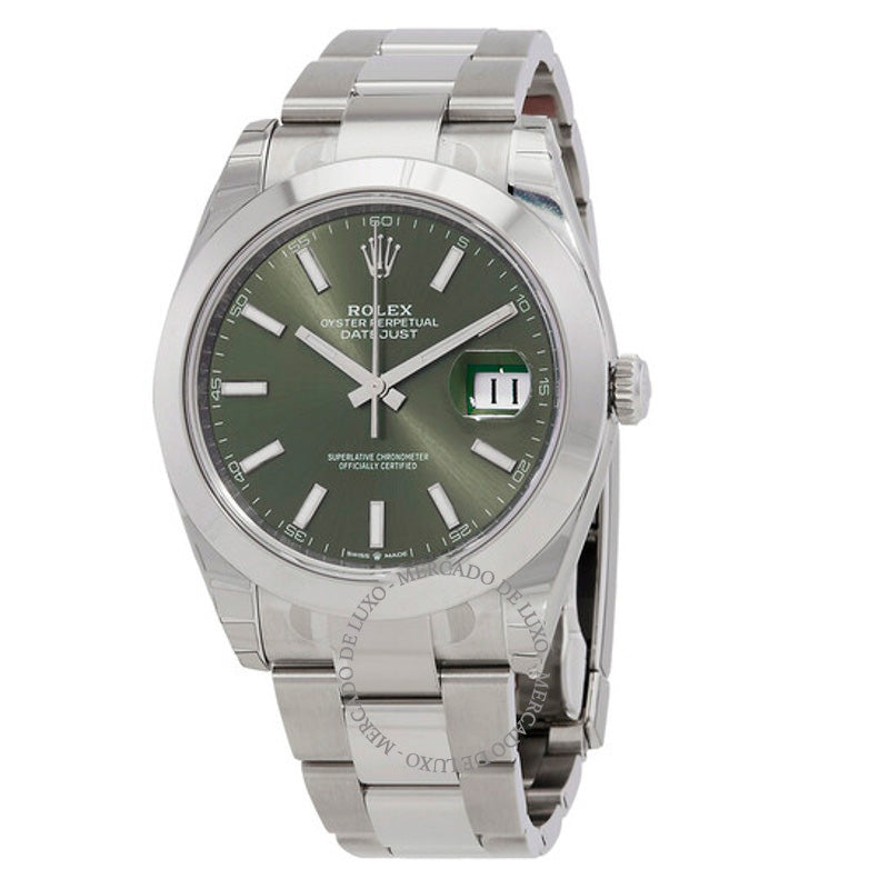 Relógio Datejust 41 Mostrador Verde Menta 41 mm - Mercado de Luxo - O Maior E-Commerce de Bens, Produtos e Serviços de Luxo do Brasil.