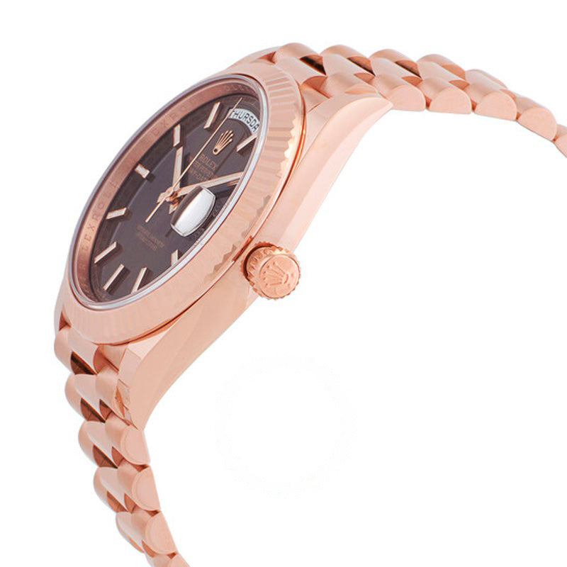 Relógio Mostrador Day-Date 40 Chocolate 40 mm - Mercado de Luxo - O Maior E-Commerce de Bens, Produtos e Serviços de Luxo do Brasil.
