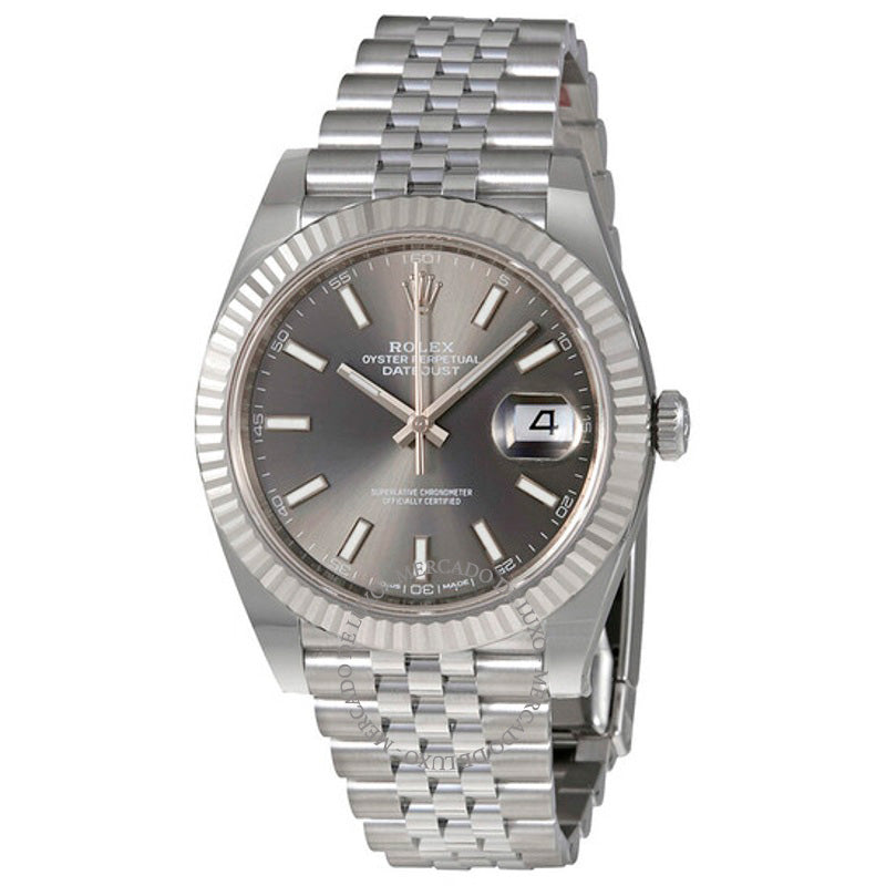 Relógio Datejust Mostrador Ródio Escuro 41 mm - Mercado de Luxo - O Maior E-Commerce de Bens, Produtos e Serviços de Luxo do Brasil.