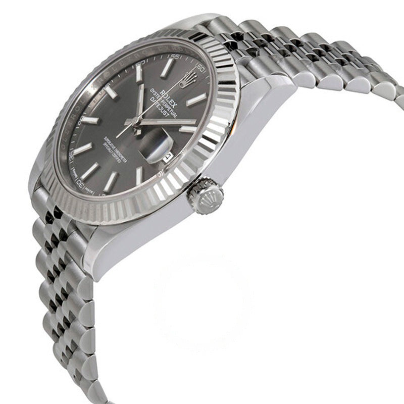 Relógio Datejust Mostrador Ródio Escuro 41 mm - Mercado de Luxo - O Maior E-Commerce de Bens, Produtos e Serviços de Luxo do Brasil.