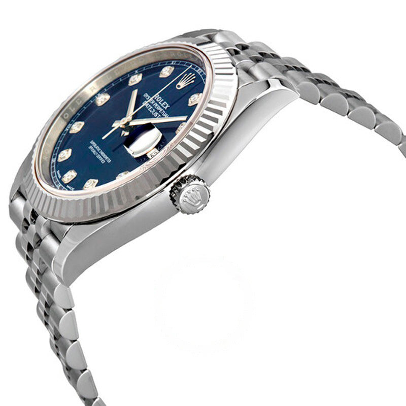 Relógio Datejust Mostrador Diamante Azul 41 mm - Mercado de Luxo - O Maior E-Commerce de Bens, Produtos e Serviços de Luxo do Brasil.
