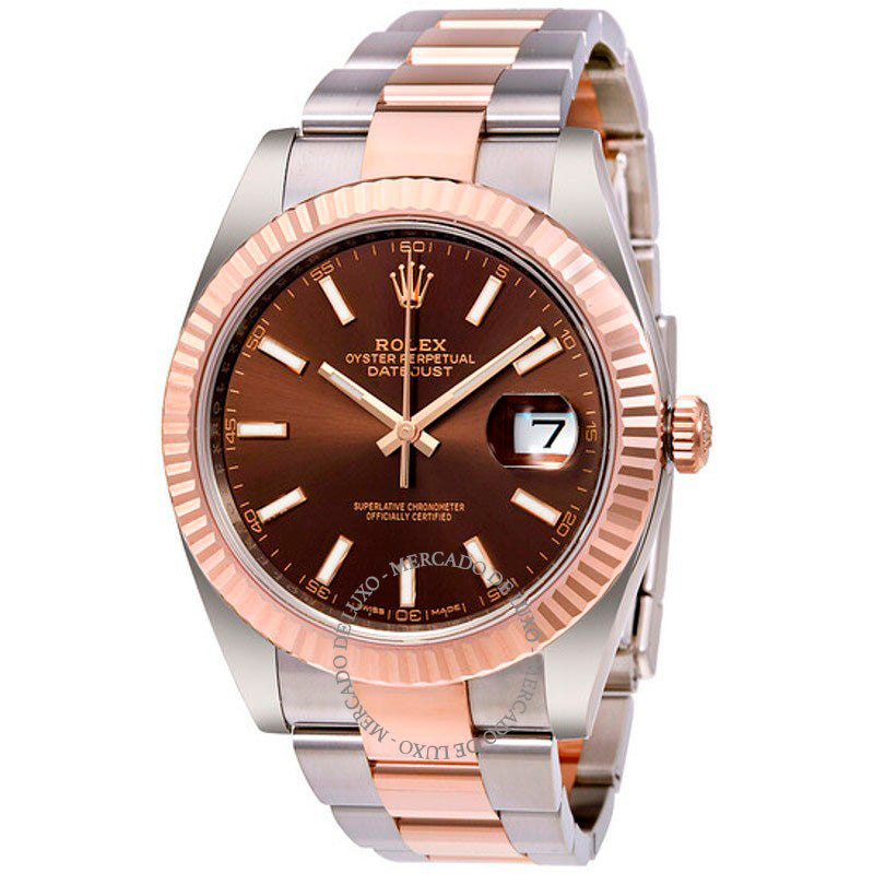 Relógio Datejust 41 Mostrador Chocolate 41 mm - Mercado de Luxo - O Maior E-Commerce de Bens, Produtos e Serviços de Luxo do Brasil.