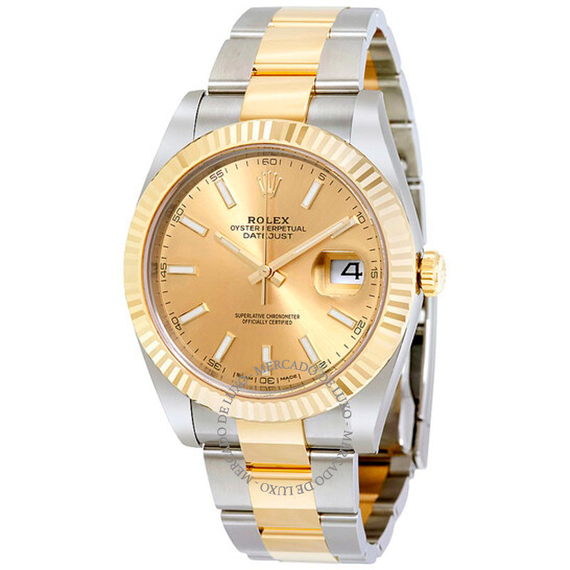 Relógio Datejust 41 Mostrador Champagne 41 mm - Mercado de Luxo - O Maior E-Commerce de Bens, Produtos e Serviços de Luxo do Brasil.