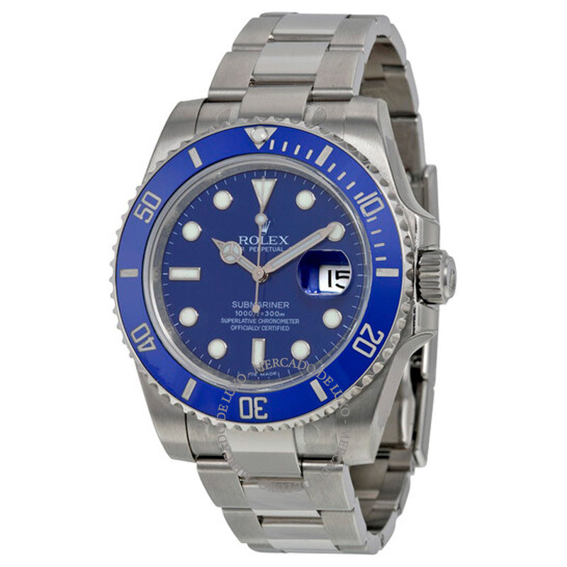 Relógio Submariner Data Mostrador Azul 40 mm - Mercado de Luxo - O Maior E-Commerce de Bens, Produtos e Serviços de Luxo do Brasil.