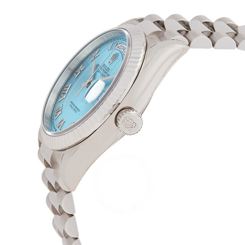 Relógio Day-Date 36 Mostrador Azul Gelo 36 mm - Mercado de Luxo - O Maior E-Commerce de Bens, Produtos e Serviços de Luxo do Brasil.