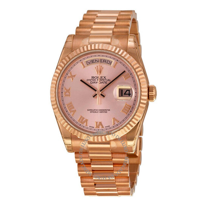 Relógio Mostrador de champanhe Day-Date 36 mm - Mercado de Luxo - O Maior E-Commerce de Bens, Produtos e Serviços de Luxo do Brasil.