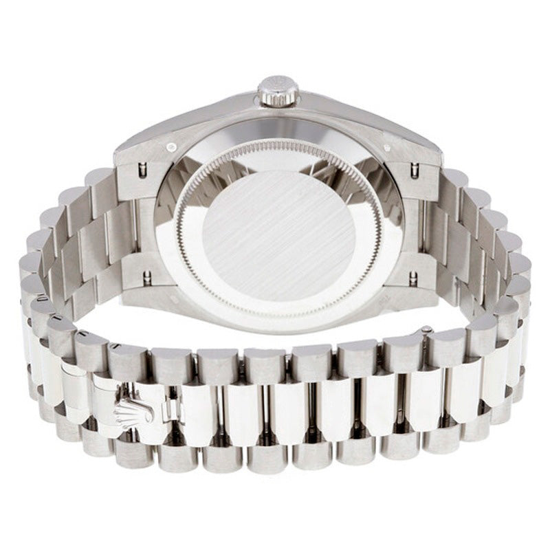Relógio Day-Date 40 Mostrador Prateado 40 mm - Mercado de Luxo - O Maior E-Commerce de Bens, Produtos e Serviços de Luxo do Brasil.
