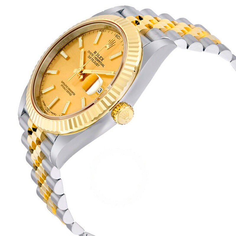Relógio Datejust Champagne Dial 41 mm - Mercado de Luxo - O Maior E-Commerce de Bens, Produtos e Serviços de Luxo do Brasil.