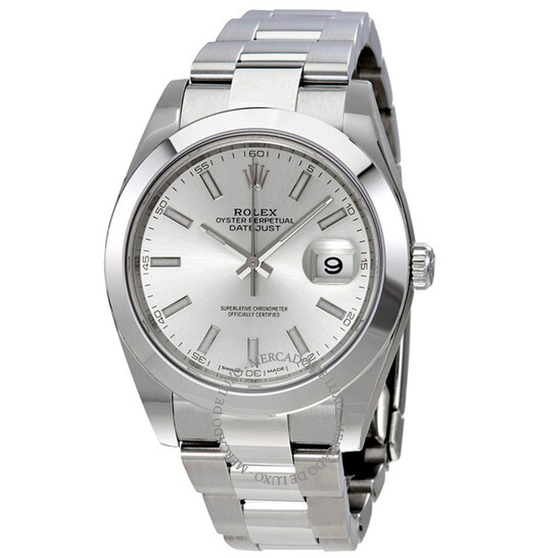 Relógio Datejust 41 Mostrador Prateado 41 mm - Mercado de Luxo - O Maior E-Commerce de Bens, Produtos e Serviços de Luxo do Brasil.