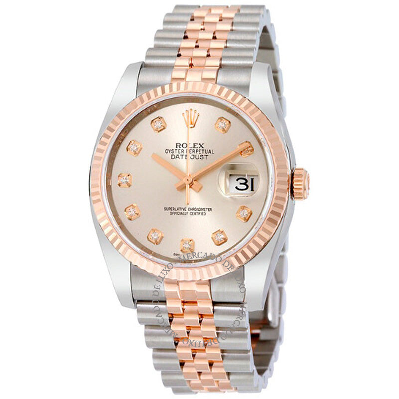 Relógio Datejust 36 Mostrador Prateado 36 mm - Mercado de Luxo - O Maior E-Commerce de Bens, Produtos e Serviços de Luxo do Brasil.
