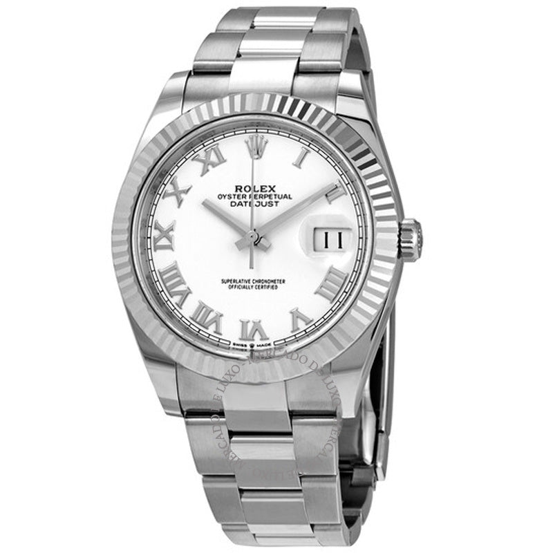 Relógio Datejust 41 Mostrador Branco 41 mm - Mercado de Luxo - O Maior E-Commerce de Bens, Produtos e Serviços de Luxo do Brasil.