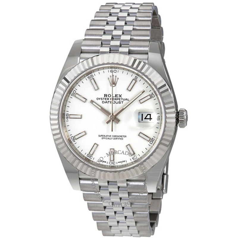 Relógio Datejust 41 Mostrador Branco 41 mm - Mercado de Luxo - O Maior E-Commerce de Bens, Produtos e Serviços de Luxo do Brasil.
