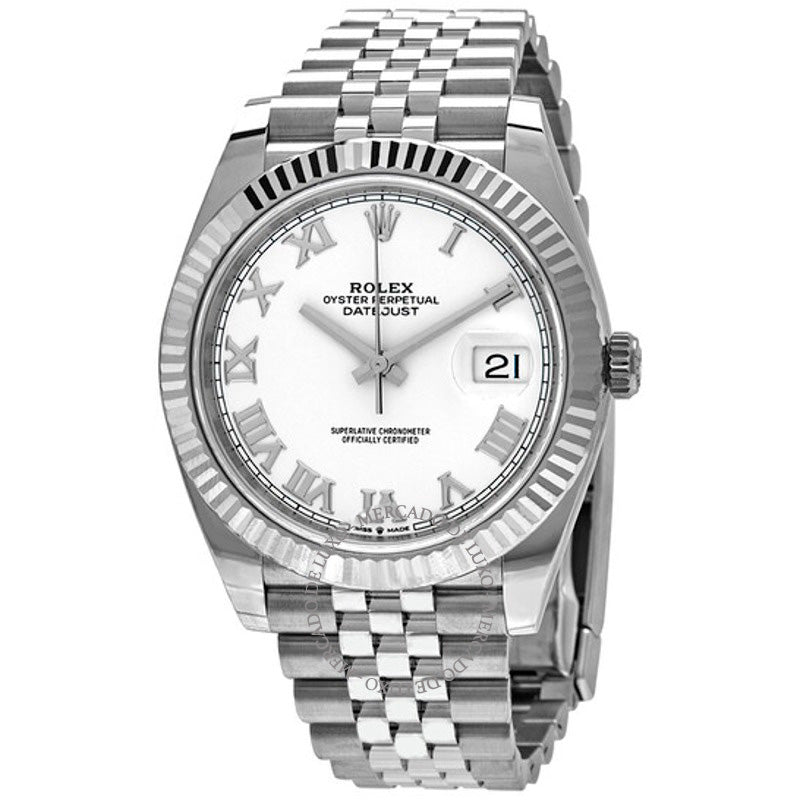 Relógio Datejust 41 Mostrador Branco 41 mm - Mercado de Luxo - O Maior E-Commerce de Bens, Produtos e Serviços de Luxo do Brasil.