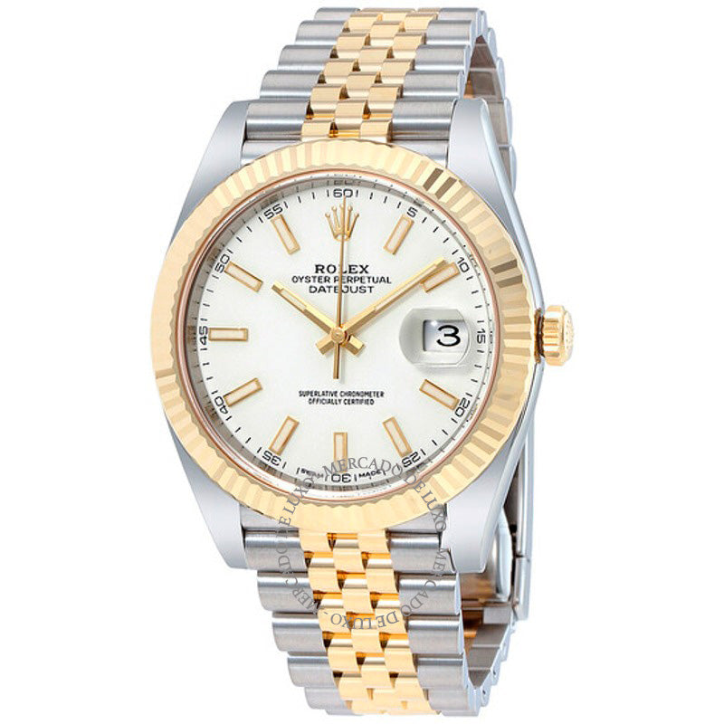 Relógio Datejust 41 Mostrador Branco 41 mm - Mercado de Luxo - O Maior E-Commerce de Bens, Produtos e Serviços de Luxo do Brasil.