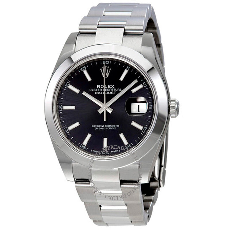 Relógio Datejust 41 Mostrador Preto 41 mm - Mercado de Luxo - O Maior E-Commerce de Bens, Produtos e Serviços de Luxo do Brasil.